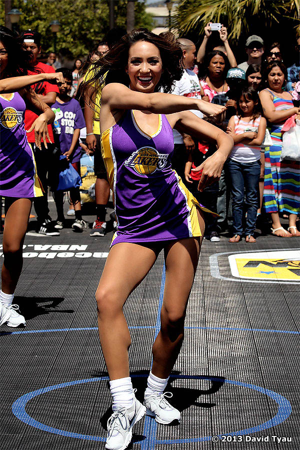 The Laker Girls at the 2013 NBA Nation Tour