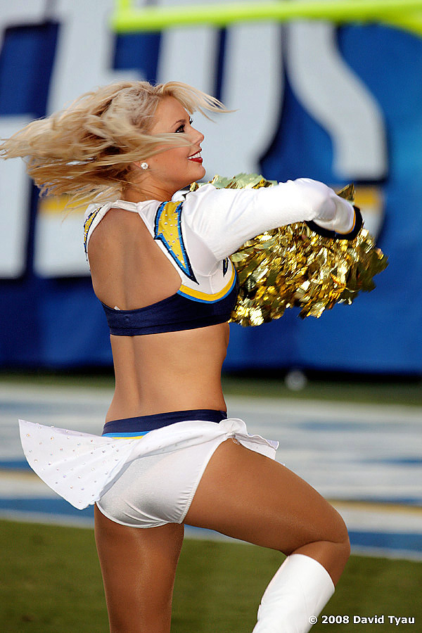 chargers cheerleader outfit