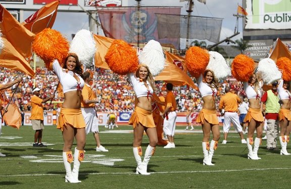 Throwback Uniforms..these actually look good  Tampa bay buccaneers  cheerleaders, Buccaneers football, Tampa buccaneers