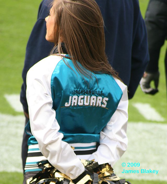 Satin Black and Blue Jacksonville Jaguars Jacket - Jackets Masters