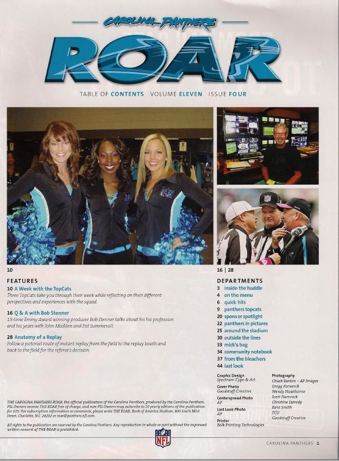 Team Spotlight: Carolina Panthers- Junior Topcats