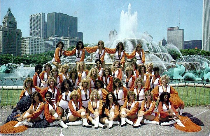 CALUMET 412 — The 1985-86 Honey Bears, cheerleaders for the