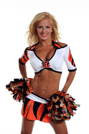 adult bengals cheerleader costume