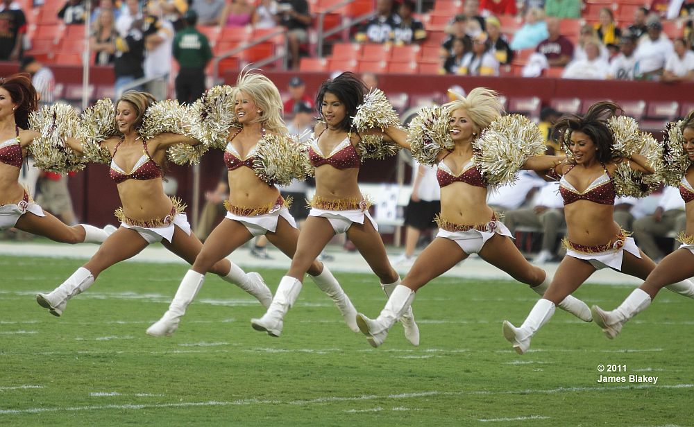 NFL Pre-season: Washington Redskins Cheerleaders.