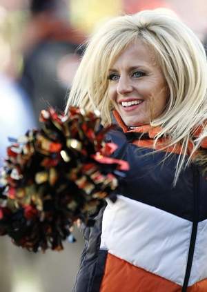 The NFL's oldest cheerleader 