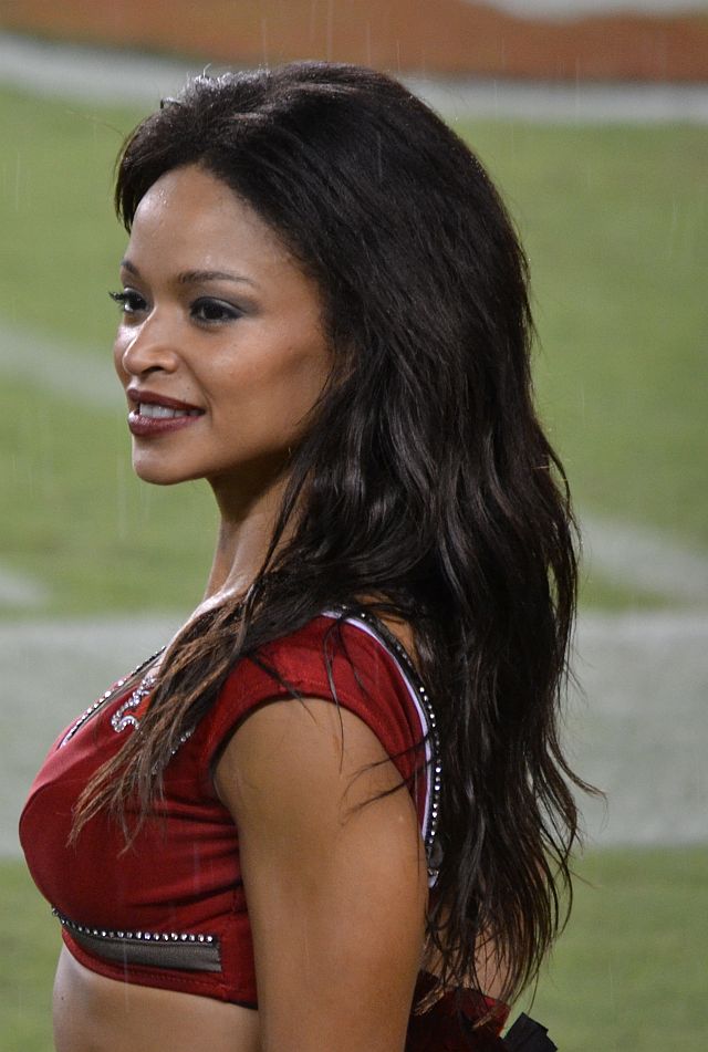 Milly represented the Bucs in the 2008 Sports Illustrated NFL Cheerleaders pictorial profile.