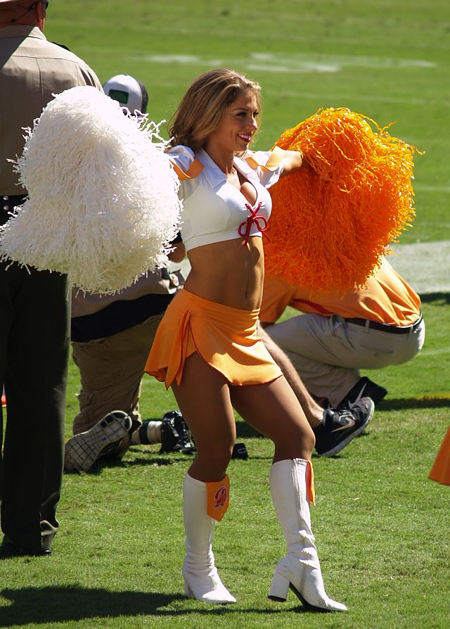 Another View ot the Bucs Cheerleaders Retro Look – Ultimate Cheerleaders