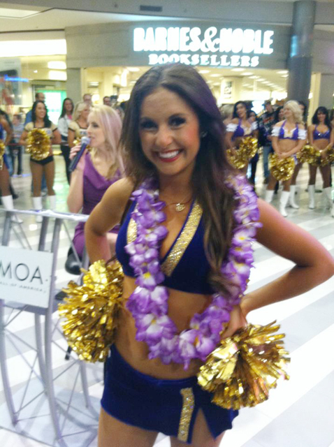 Vikings Cheerleader Making Headlines On Thursday Night