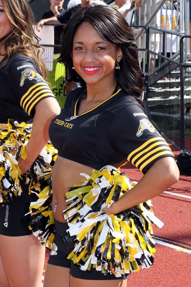 Tiger-Cats Cheerleader Tenisha also gets her kicks from karate – Ultimate  Cheerleaders