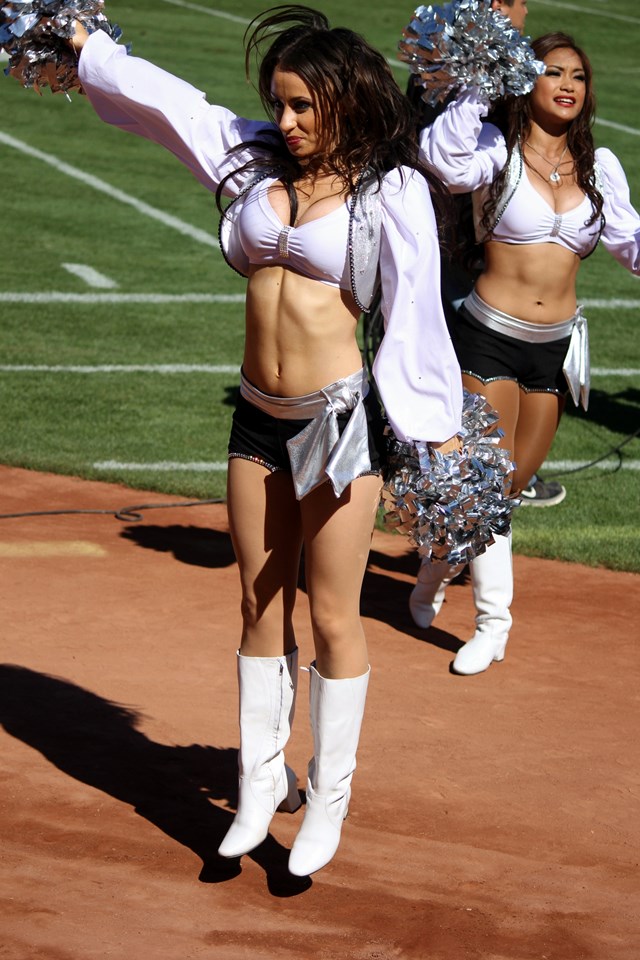 Redskins Cheerleader Caitlin's Game Day Photos