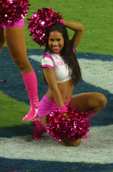 Think Pink Houston Texans Cheerleaders Ultimate Cheerleaders