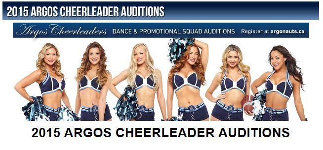 2015 Toronto Argos Cheerleader Auditions – Ultimate Cheerleaders