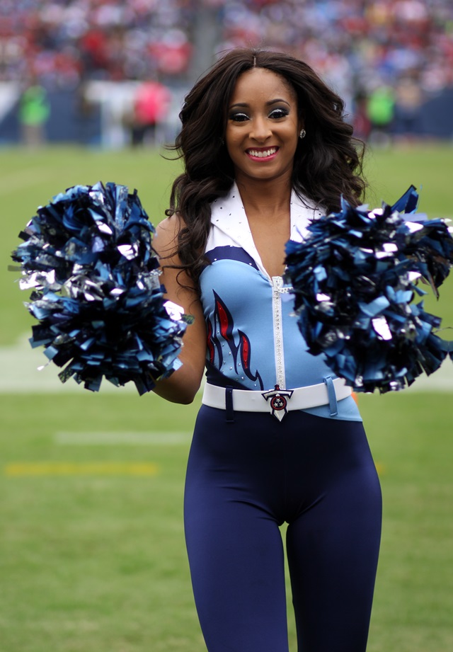 Jocelyn is in her third season with the Tennessee Titans Cheerleaders