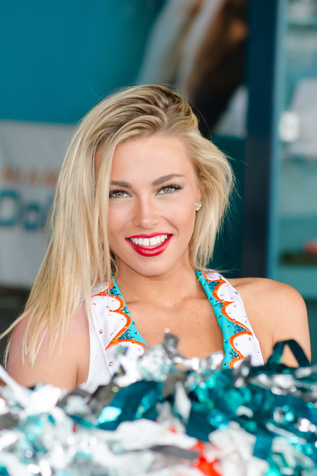 Paige Of The Miami Dolphins Cheerleaders Ultimate Cheerleaders