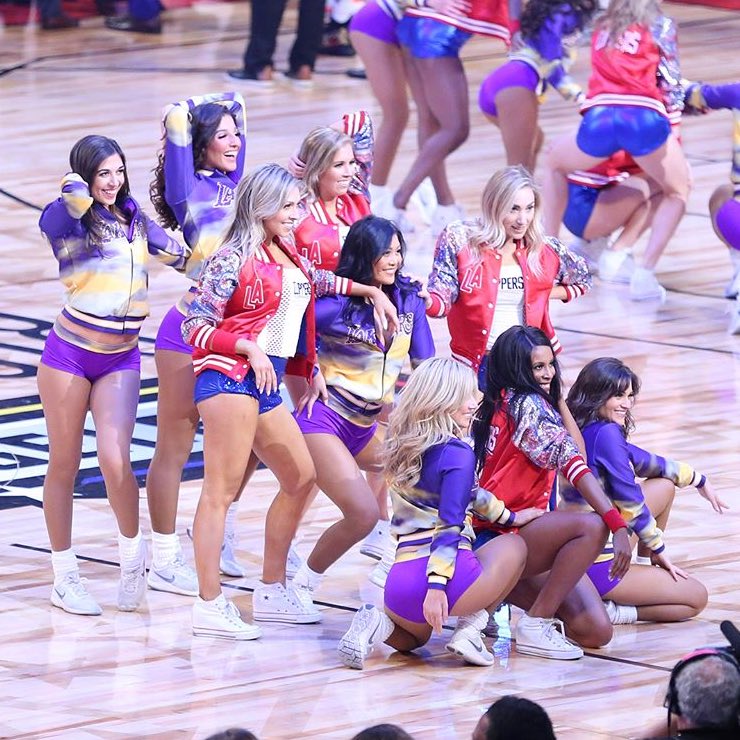 Laker Girls at Lakers vs. Clippers. Go offfff!!! #nbadancer #nbadance , lakers vs clippers