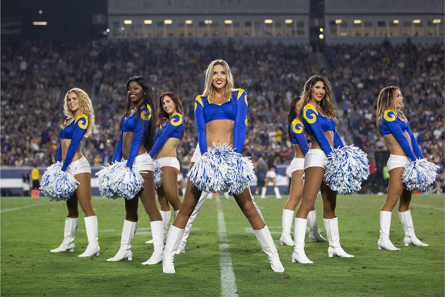 PHOTOS: Rams Cheerleaders Week 4