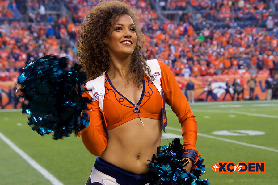 Photos of Denver Broncos Cheerleaders on Monday Night Football