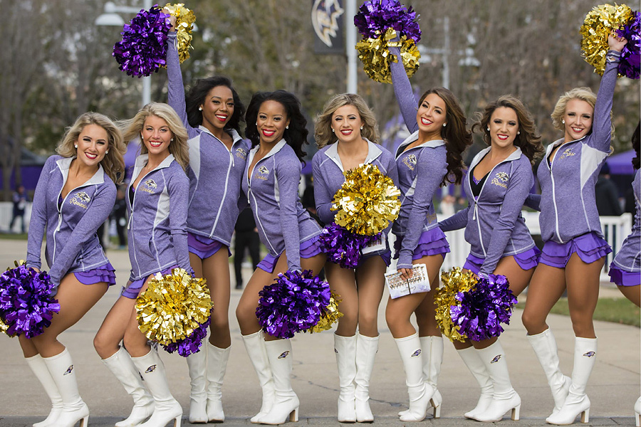 NFL Regular Season Week 11 The Baltimore Ravens Cheerleaders