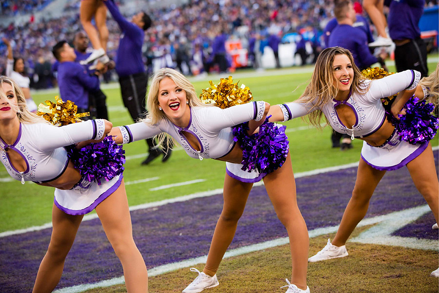 NFL Regular Season Week 12 – The Baltimore Ravens Cheerleaders ...