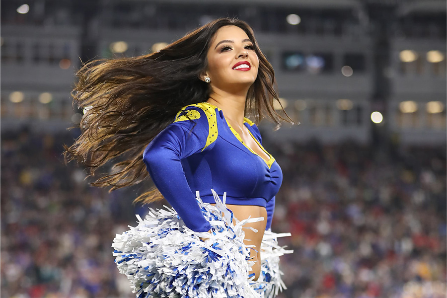 NFL Los Angeles Rams Cheer Uniform for Dolls