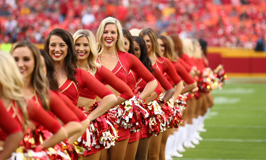 Team Spotlight: KC Chiefs Cheerleaders' New Red Uniforms