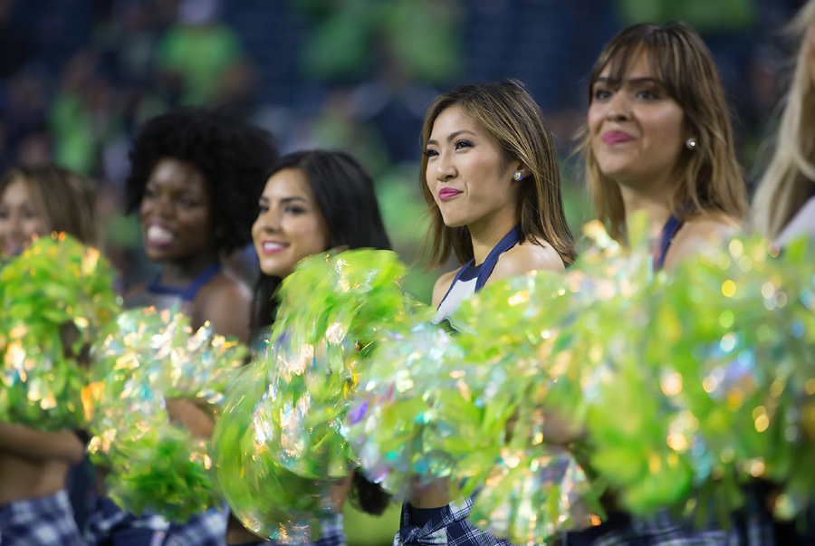 Photos: Seahawks, Sea Gals and fans go Action Green for Color