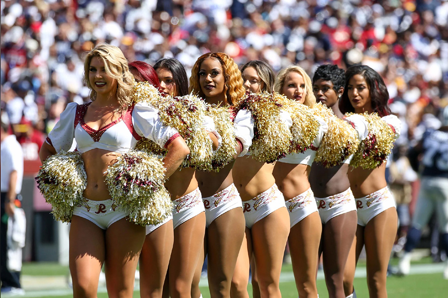 DVIDS - Images - Washington Redskins Cheerleaders and Players