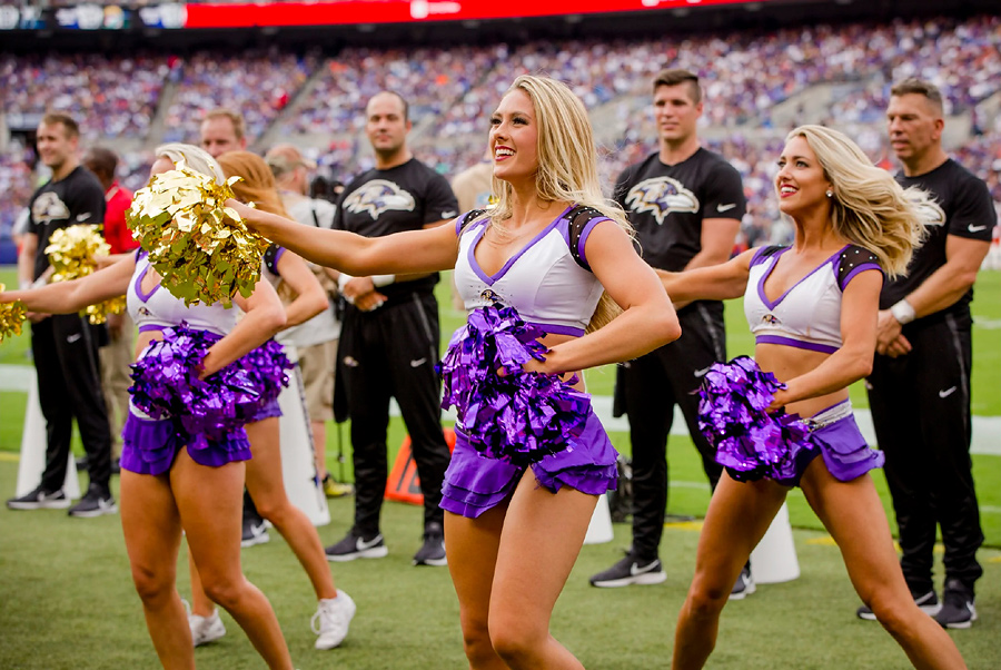 Ravens cheerleaders 2019