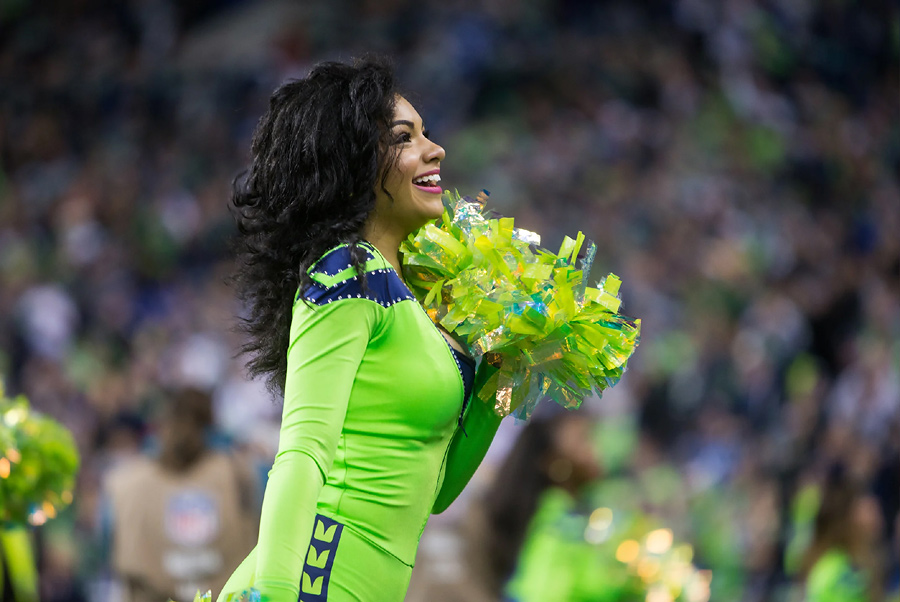 Photos: Seahawks, Sea Gals and fans go Action Green for Color Rush Game