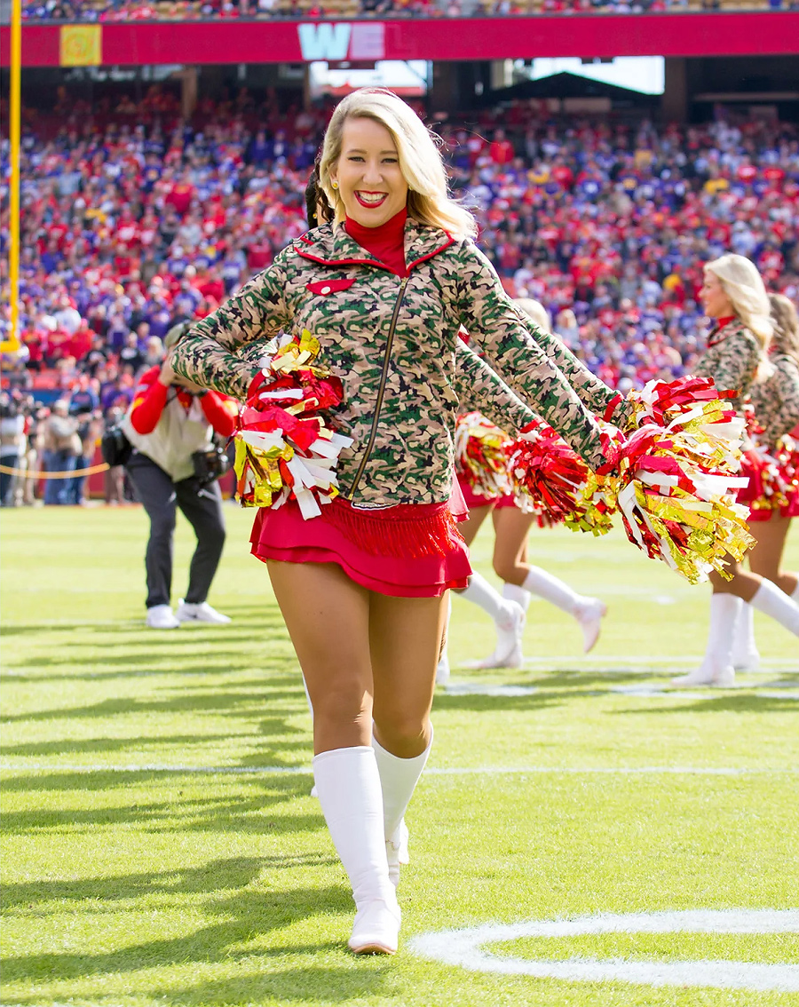 kansas city chiefs cheerleader outfit