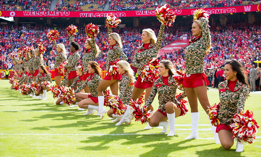 Kansas City Chiefs Cheerleaders Photos from Week 9 – Ultimate