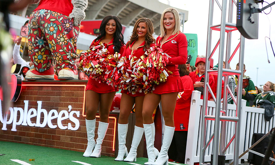 Kansas City Chiefs Cheerleaders and their boots