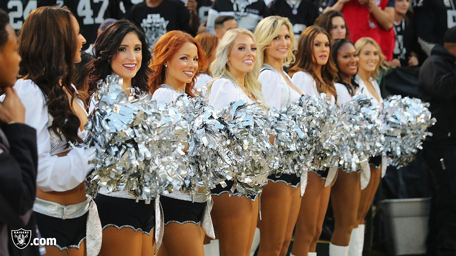 The Las Vegas Raiders staff, the Raiderettes and Raiders alumni