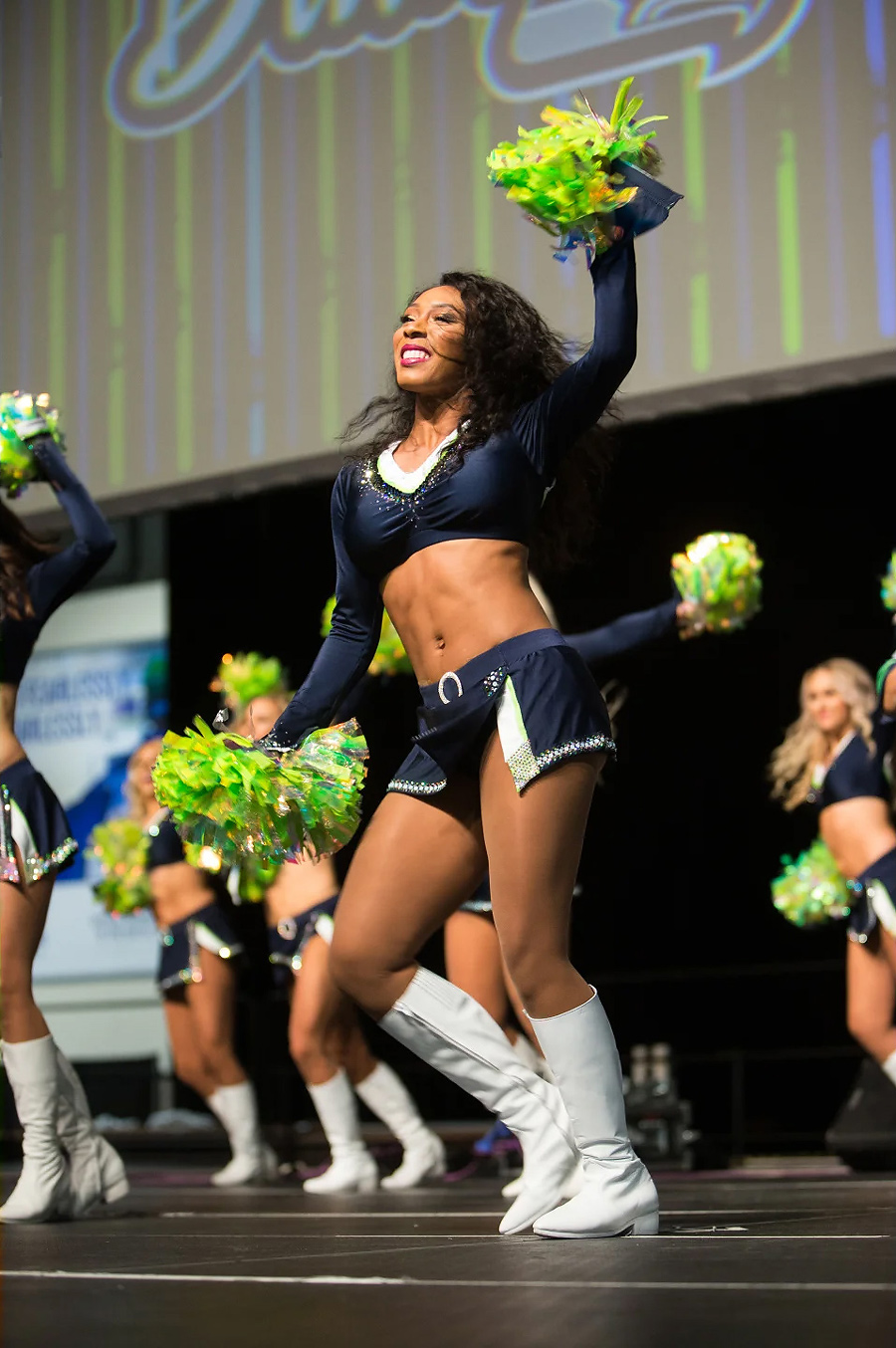 Sea Gal Melanie: Blonde Hair, High Kicks And Football – Ultimate  Cheerleaders