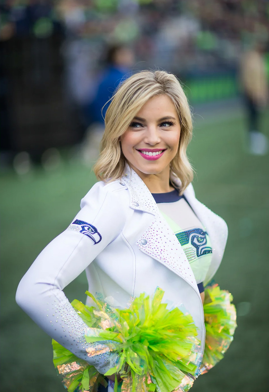 seahawks cheerleader outfit women's