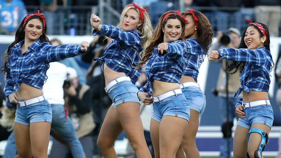 Tennessee Titans Cheerleaders New Uniforms!