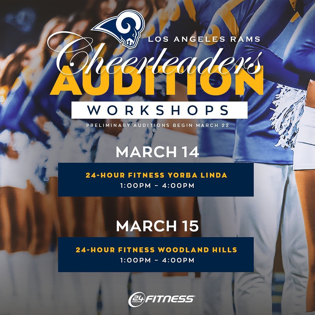 NFL: Los Angeles Rams Cheerleaders Preliminary Auditions